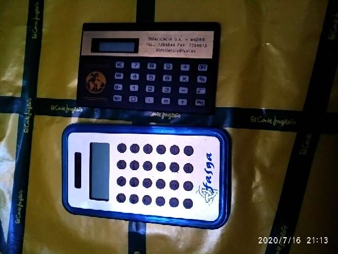 REGALO calculadoras solares 1
