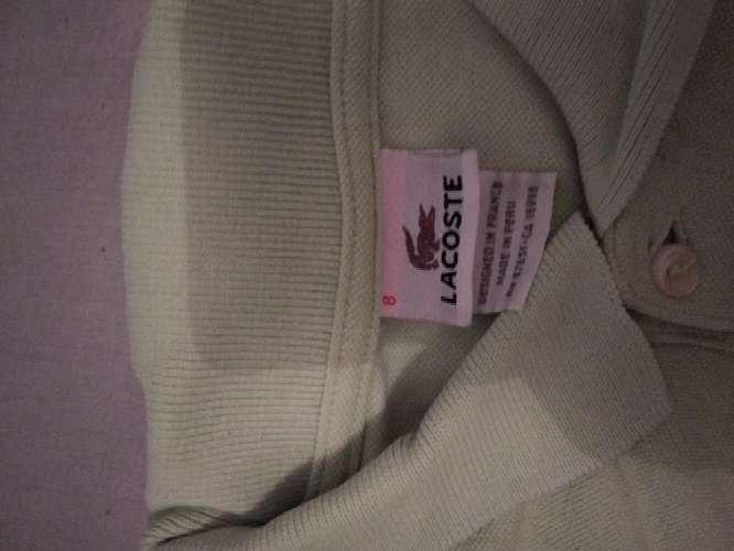 REGALO polo lacoste usada talla XL  2