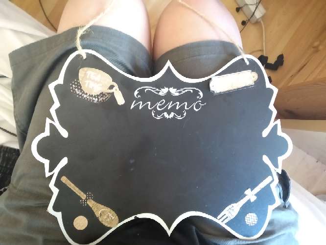 REGALO Pizarra pequea decorada