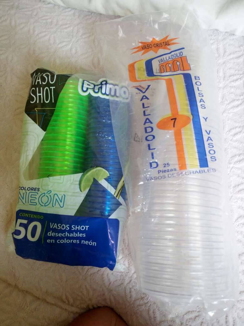 REGALO vasos desechables