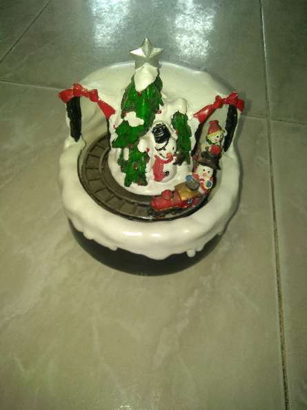REGALO Adorno musical de navidad y casita navideña REGALO Adorno musical de navidad y casita navideña