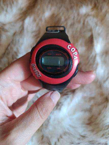 REGALO Brazalete azul y reloj COCA-COLA 2