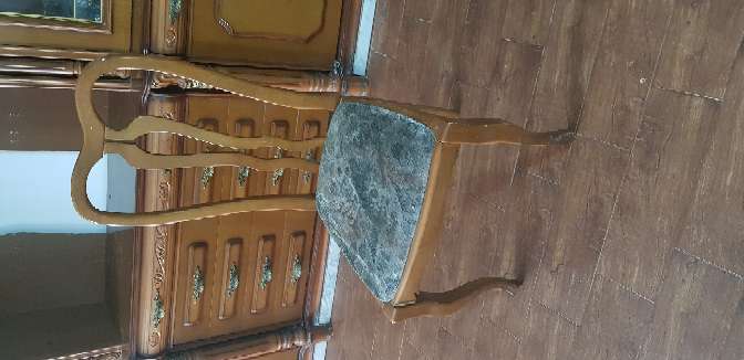 REGALO Mueble de Salon, 6 sillas y mesa de mrmol. 3