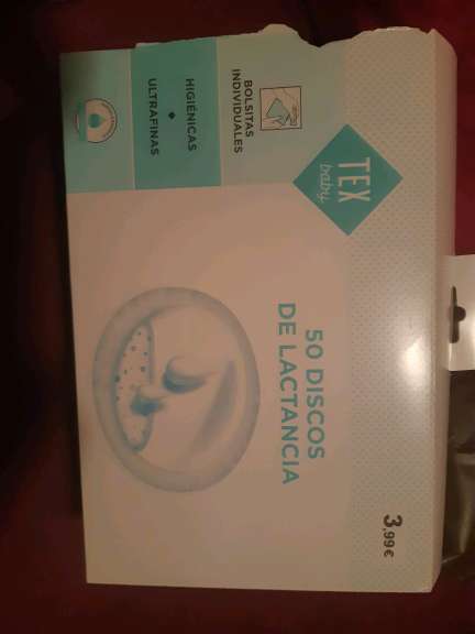 REGALO media caja de discos de lactancia