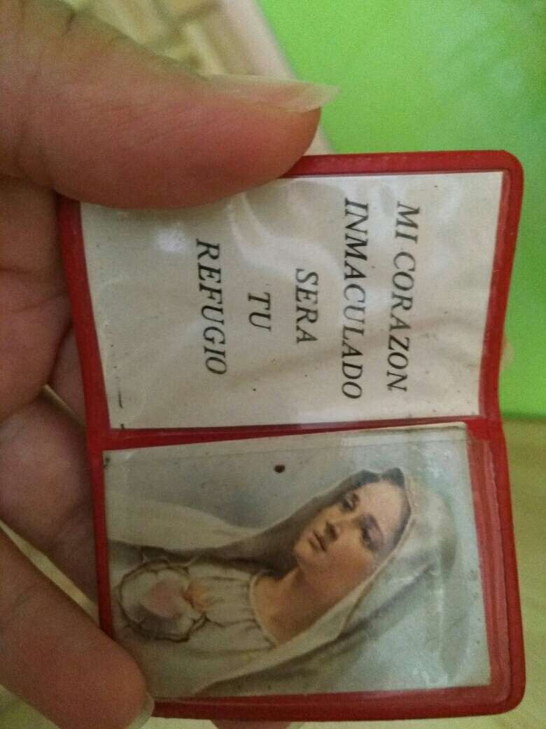 REGALO Rosario de plata. Beln miniatura. Virgen.  3