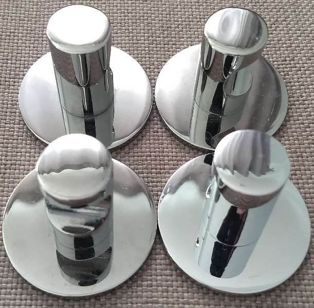 REGALO 4xGanchos cromados IKEA (sin autoadhesivo) REGALO 4xGanchos cromados IKEA (sin autoadhesivo)