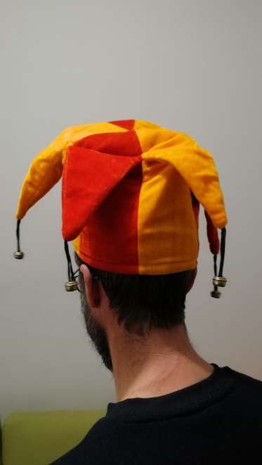 REGALO Gorro disfraz juglar harlequin  1