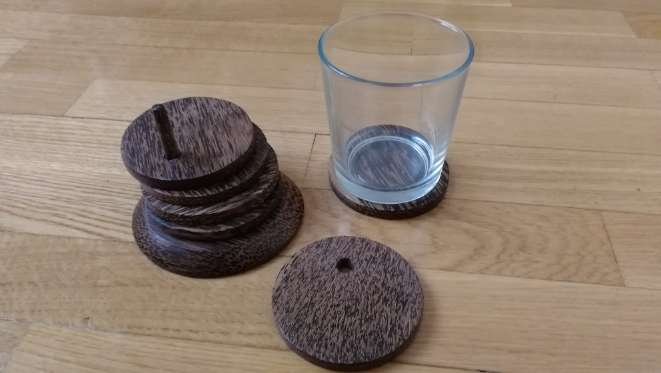 REGALO Posavasos de coco
