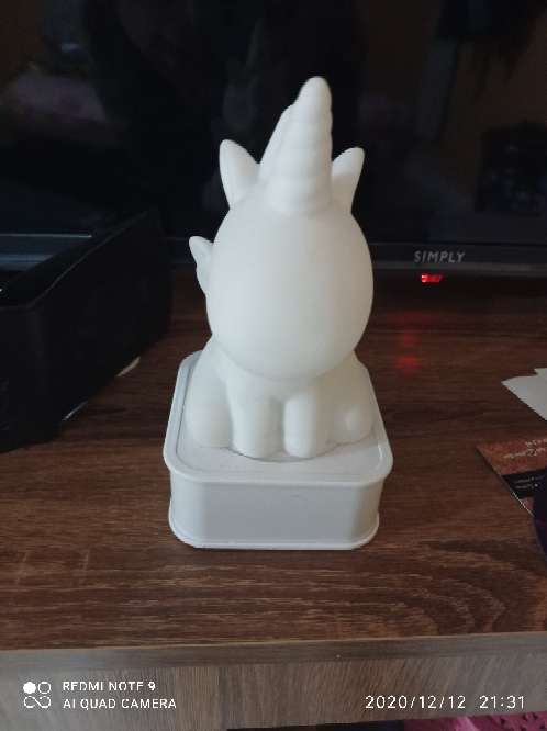 REGALO lmpara de unicornio