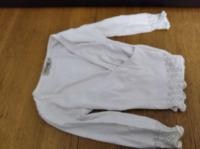 REGALO chaleco blanco de media manga