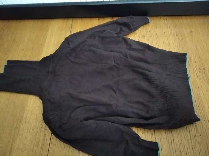 REGALO Chaleco de cuello huelto elstico de media manga