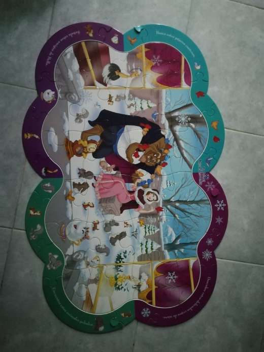 REGALO Mini mochila rosa con 2 rompecabezas piezas grandes. 3