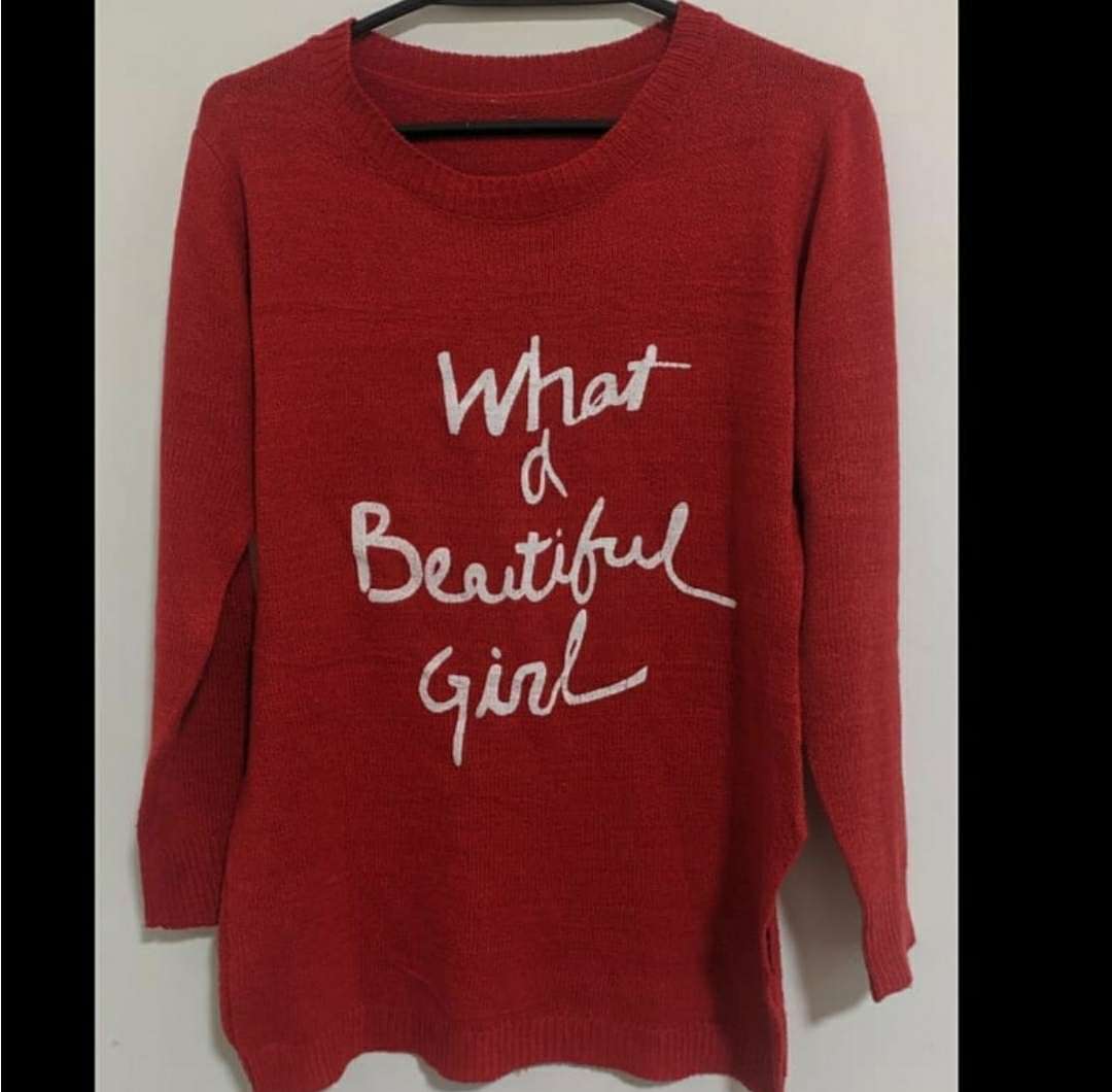 REGALO Saco tejido rojo