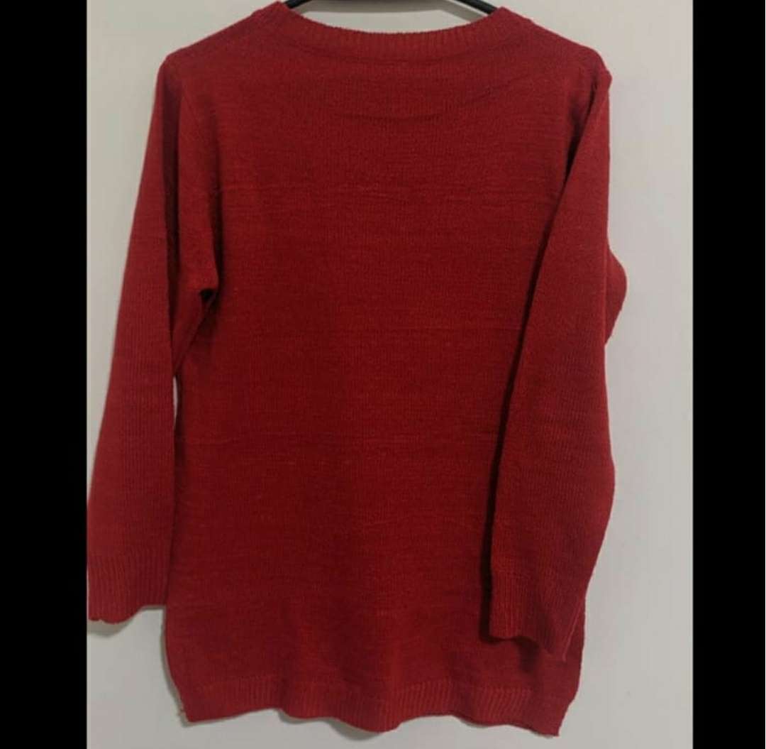 REGALO Saco tejido rojo 2