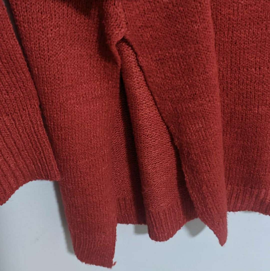 REGALO Saco tejido rojo 3