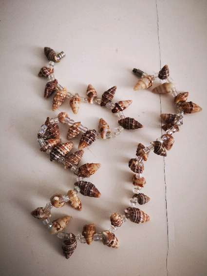 REGALO Collar de caracoles naturales