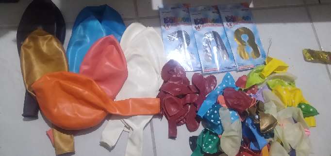 REGALO globos de distintos tamaos