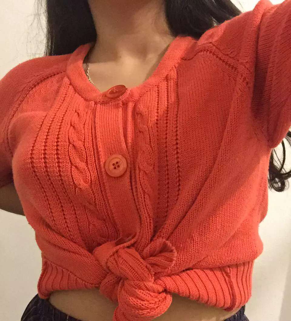 REGALO sueter, polera naranja