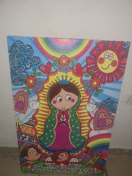 REGALO cuadro de la rosa de Guadalupe
