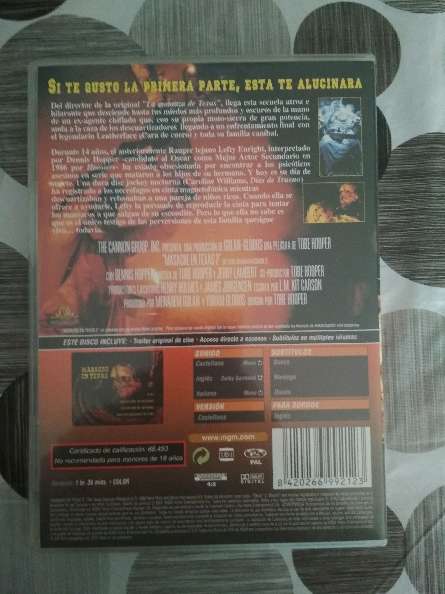 REGALO Dvd Masacre en Texas 2