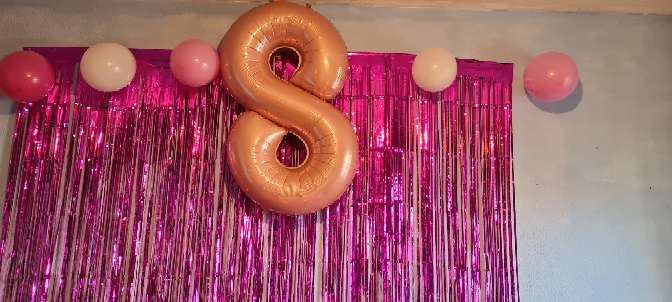 REGALO globo de cumpleaos numero 8