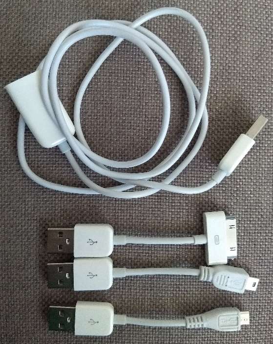 REGALO Cables USB para carga de móviles