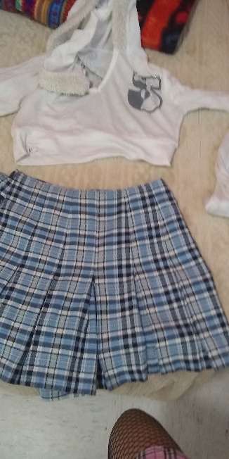 REGALO falda tableada azúl REGALO falda tableada azúl