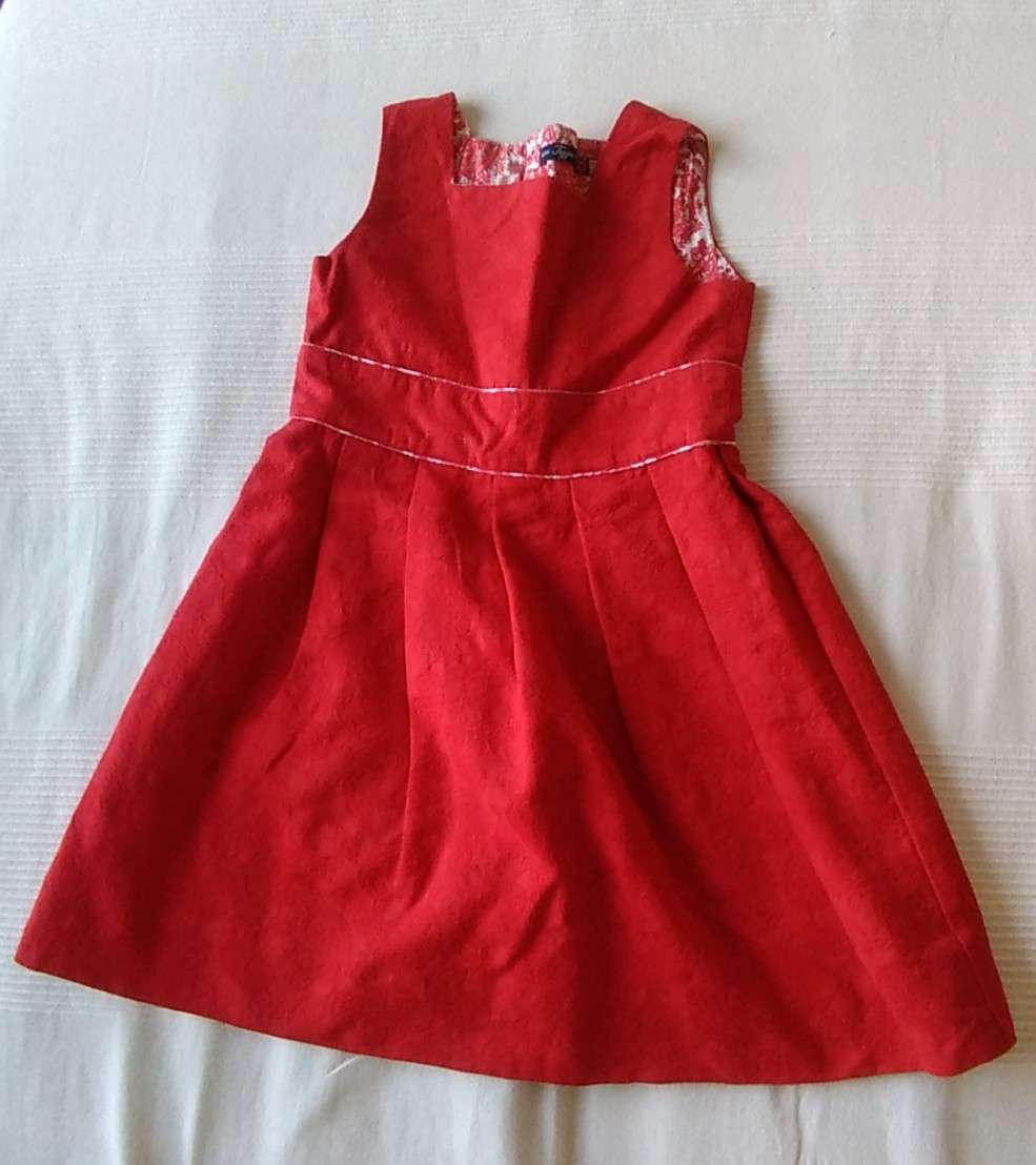 REGALO Vestido de ceremonia rojo nia talla 11