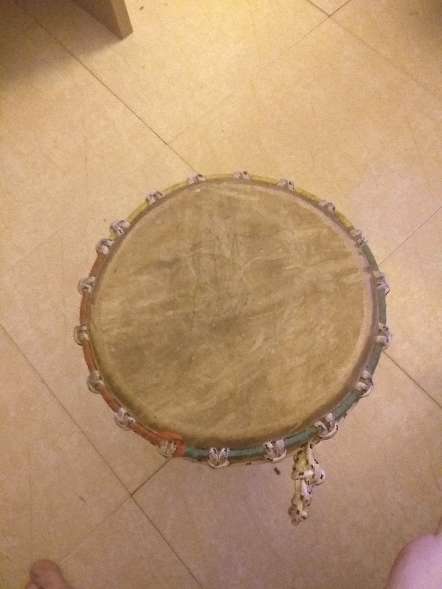 REGALO tambor echo a mano 2