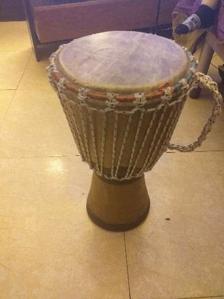 REGALO tambor echo a mano 3