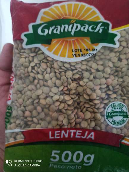 REGALO dos frijoles rojos de una libra cada una y dos lentejas  2