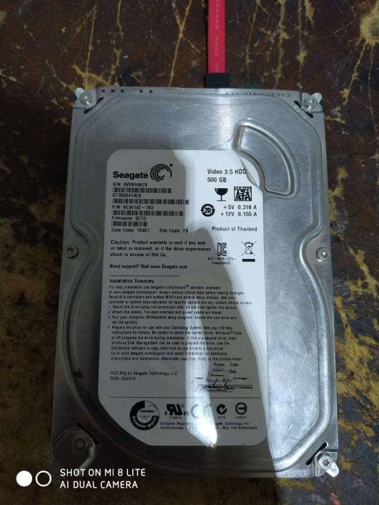 REGALO disco duro 500GB 1