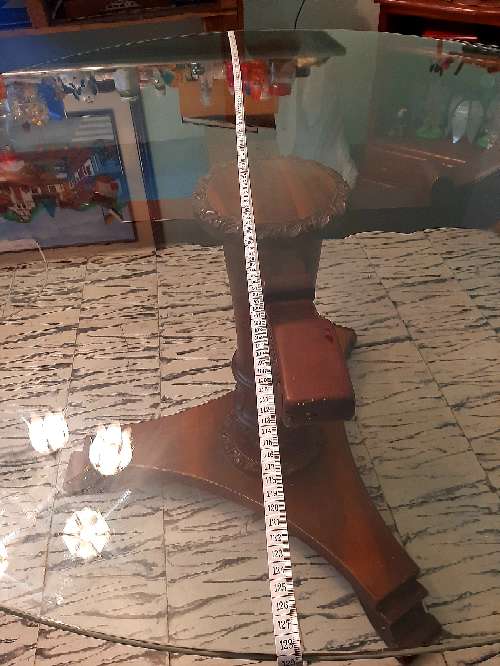 REGALO mesa madera y vidrio REGALO mesa madera y vidrio