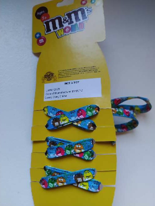 REGALO Cordones M&Ms NUEVOS 2