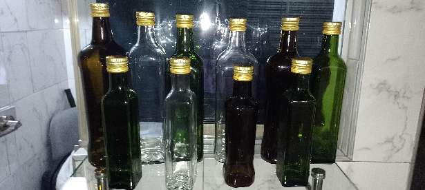 REGALO botellas de vidrio nuevas REGALO botellas de vidrio nuevas