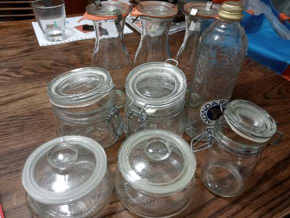 REGALO Botes de cristal 4
