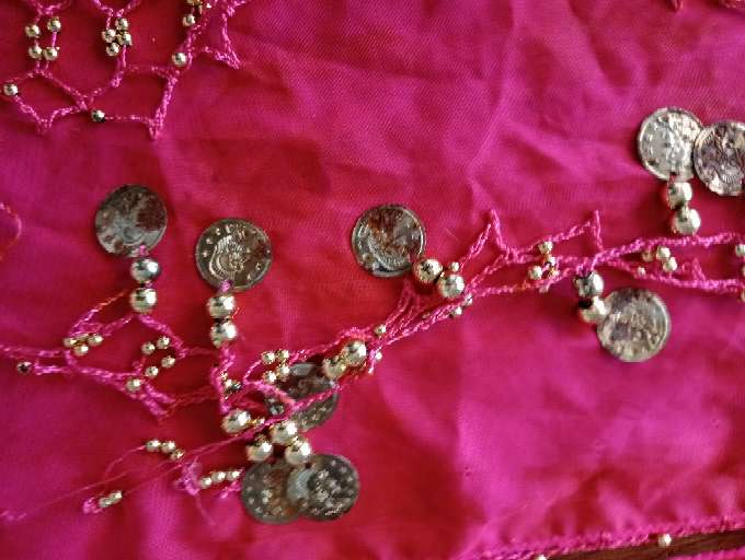 REGALO 3 pauelos usados de danza oriental  4