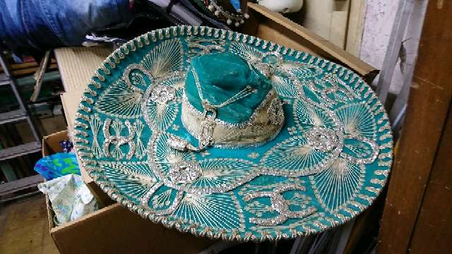 REGALO Sombrero mexicano azul 1