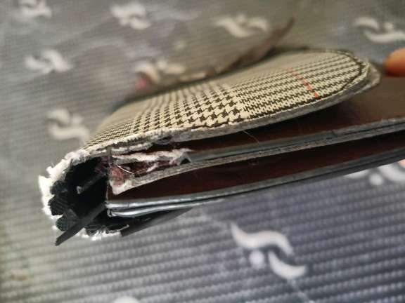 REGALO cartera cuerina marrn  3