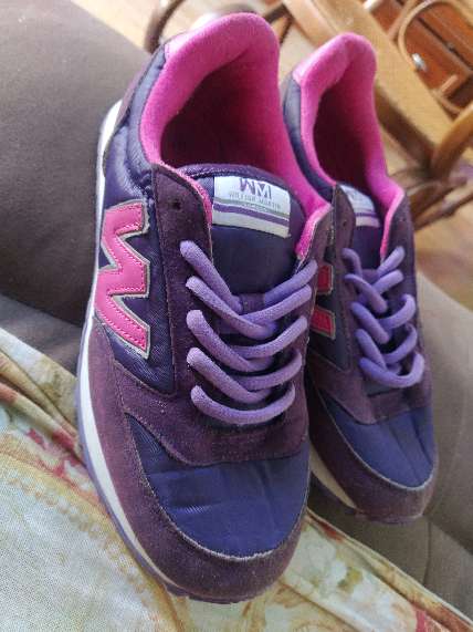 REGALO bambas lila con rosa 3