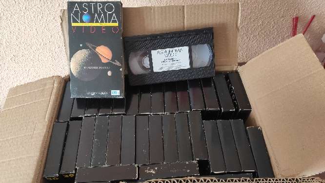 REGALO Coleccin completa de cintas VHS de Astronomia