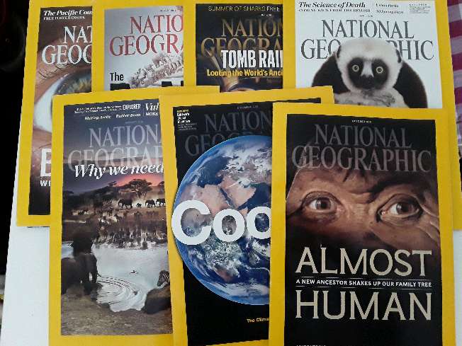 REGALO 7 revistas de National Geographic 