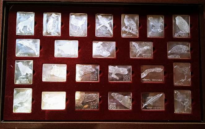 REGALO coleccion medallas de animales en peligro de extincin ya entregado 4