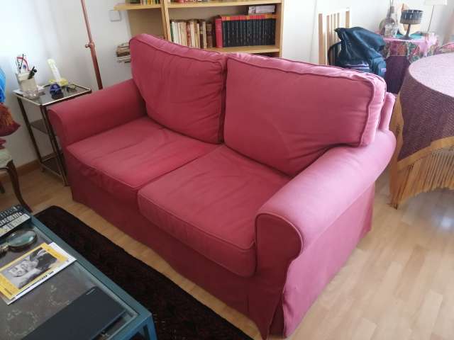 REGALO Sofa de 2 plazas desenfundable