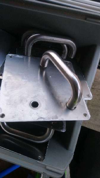 REGALO Manillas de acero para puerta de interior  2