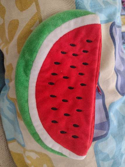 REGALO Bolsita de sandia. la cremallera está rota. REGALO Bolsita de sandia. la cremallera está rota.