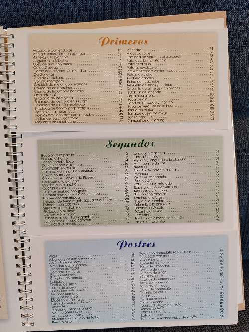 REGALO Libro de recetas 