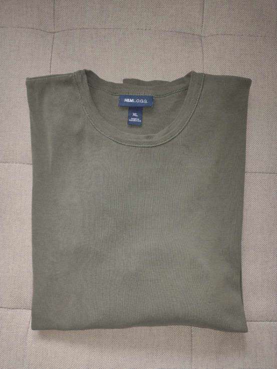 REGALO Camiseta Manga Larga Verde Hombre - Talla XL (H&M L.O.G.G.) 1