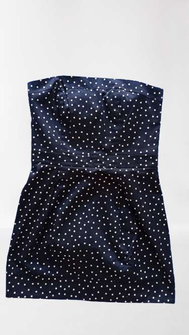 REGALO Vestido palabra de honor MANGO lunares dorados (talla M) REGALO Vestido palabra de honor MANGO lunares dorados (talla M)