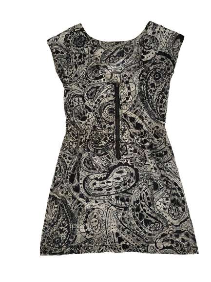 REGALO Vestido Mango Casual talla M estampado blanco y negro 2